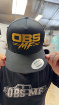 OBS MF Trucker Hat (Gold Letters)