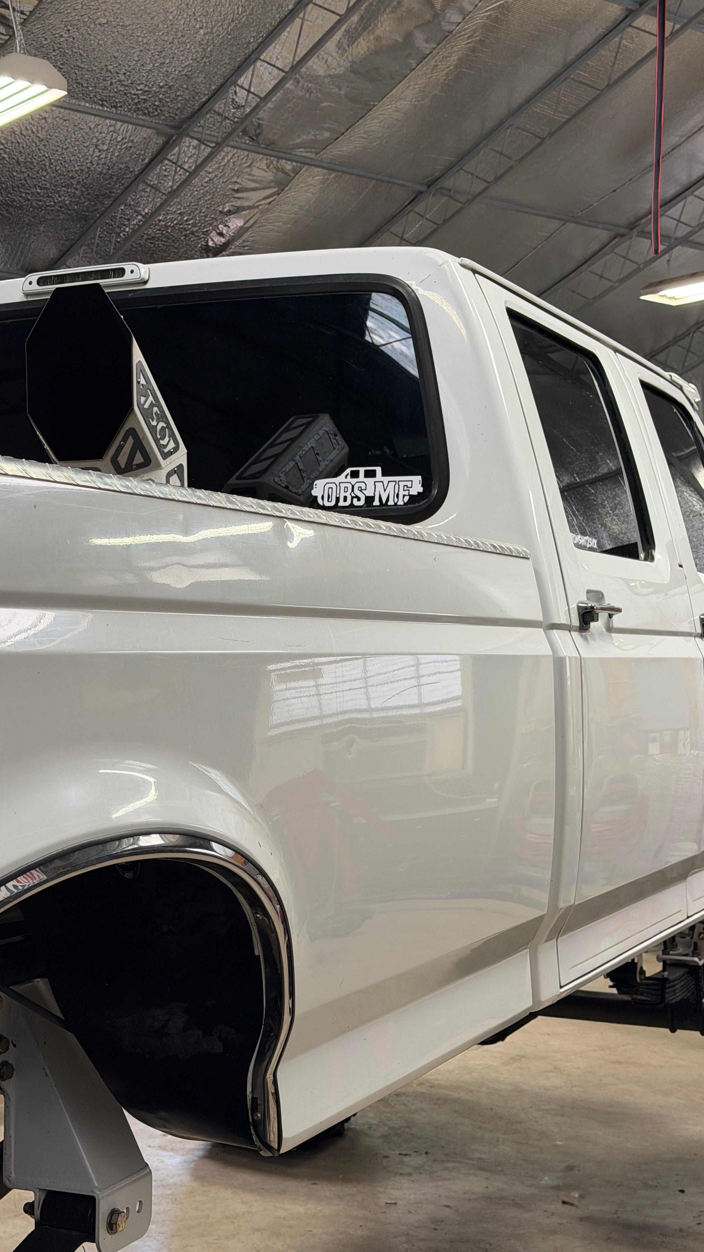 OBS MF Decal (White)
