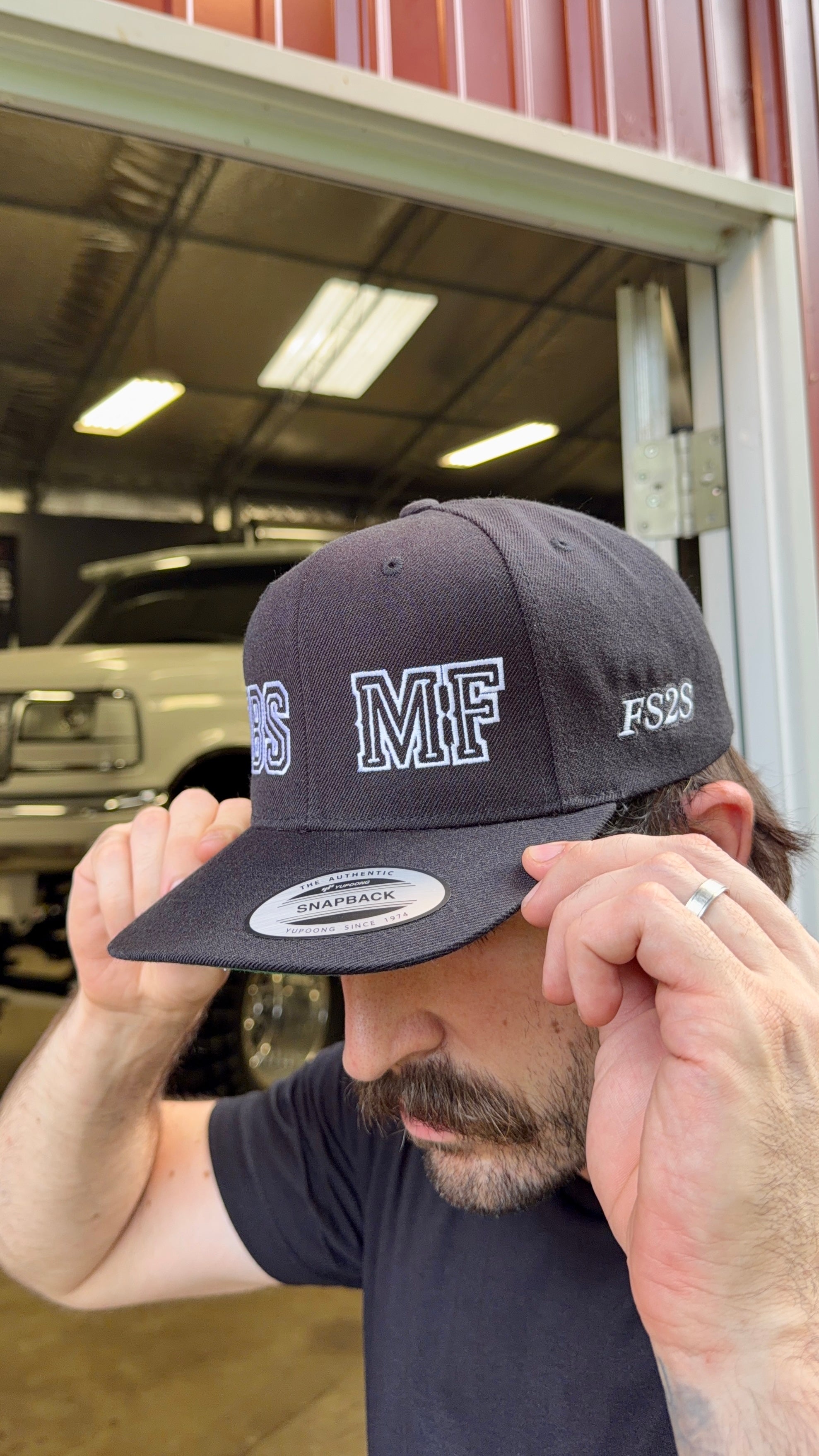 OBS MF Snapback (White Letters)