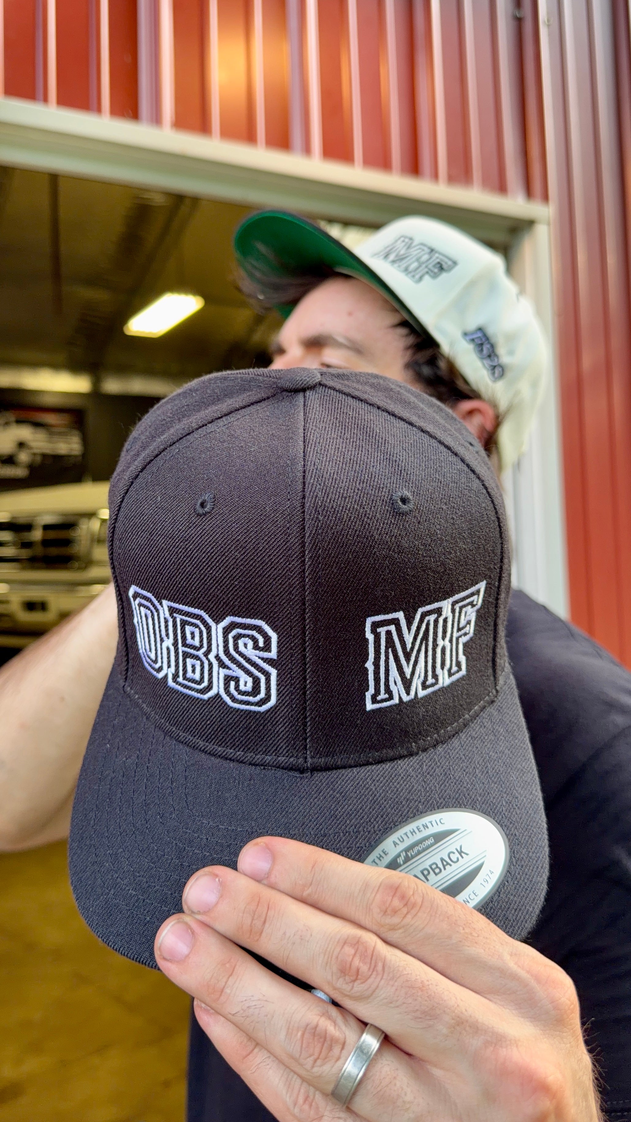 OBS MF Snapback (White Letters)