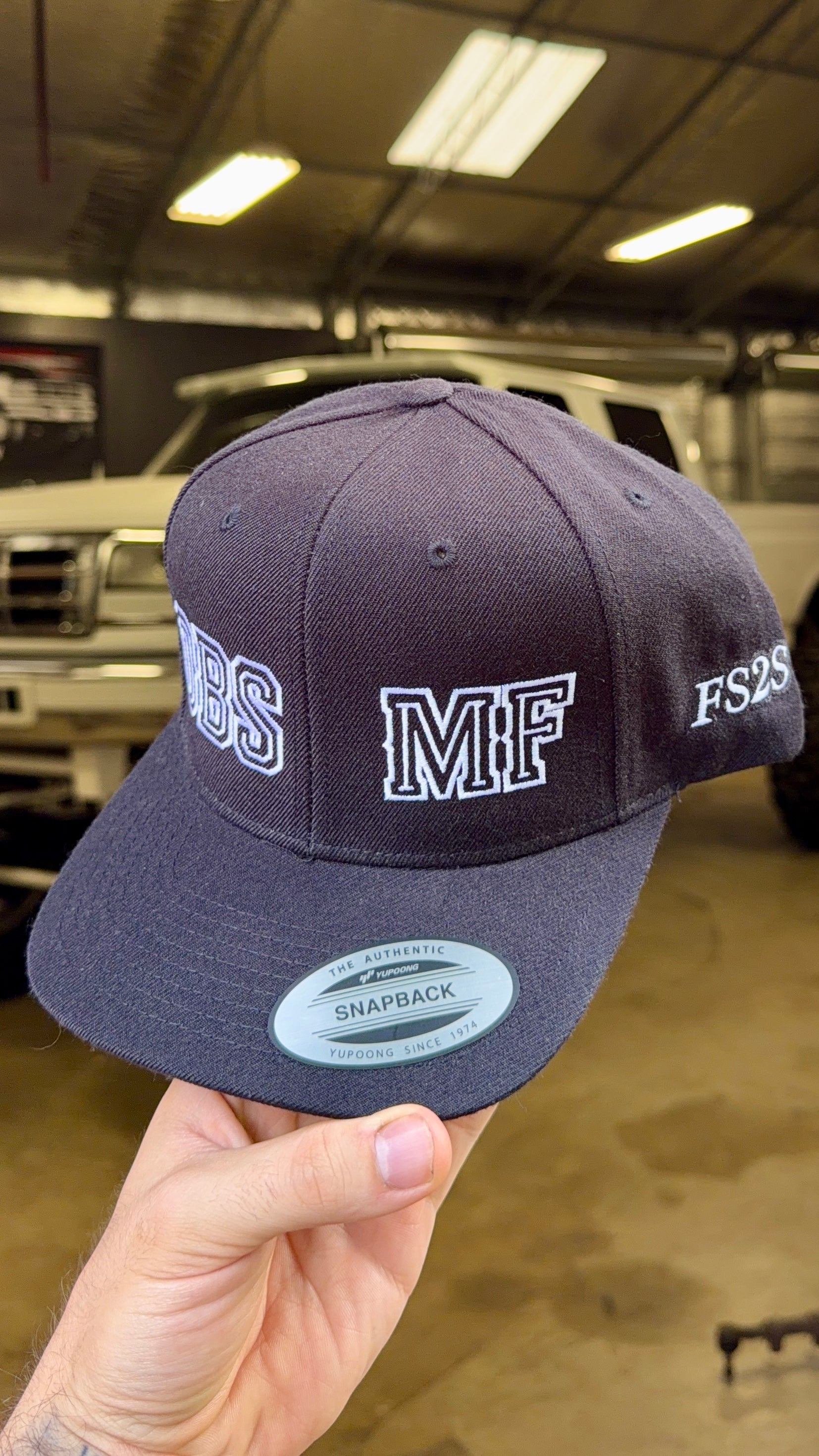 OBS MF Snapback (White Letters)