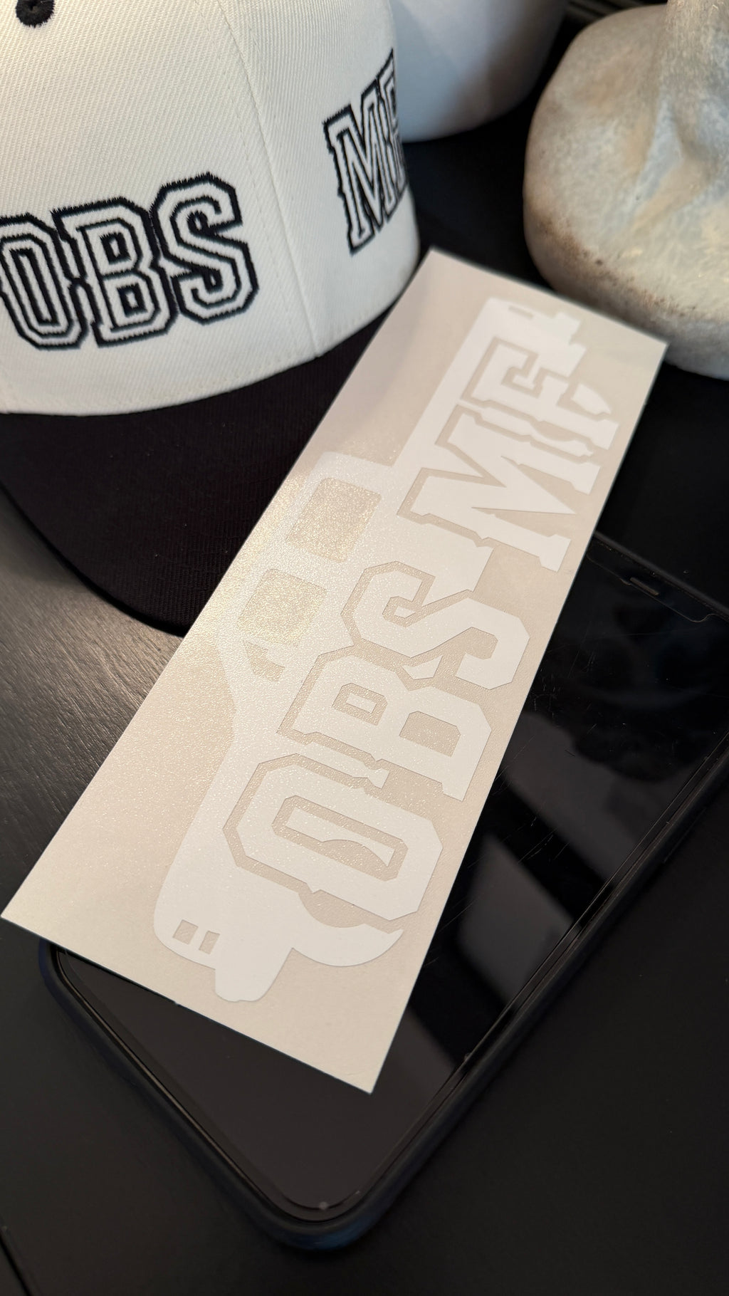 OBS MF Decal (White)